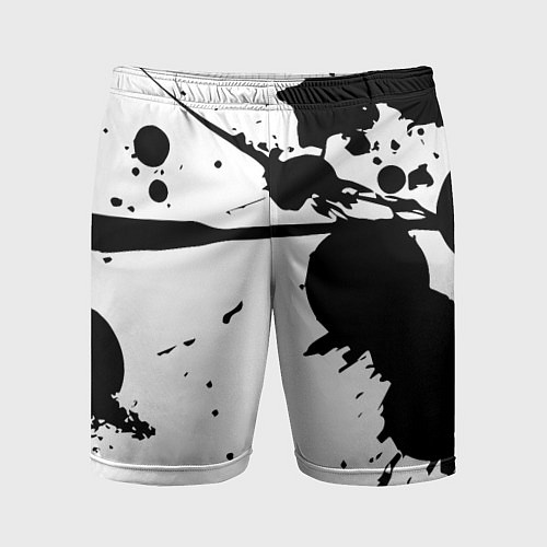 Мужские спортивные шорты Art blots - vanguard / 3D-принт – фото 1