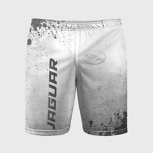 Мужские спортивные шорты Jaguar - white gradient вертикально / 3D-принт – фото 1