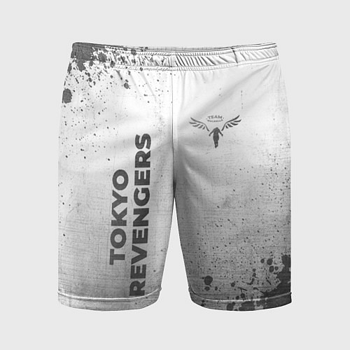 Мужские спортивные шорты Tokyo Revengers - white gradient вертикально / 3D-принт – фото 1