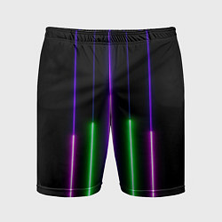 Мужские спортивные шорты Color Purple green pink