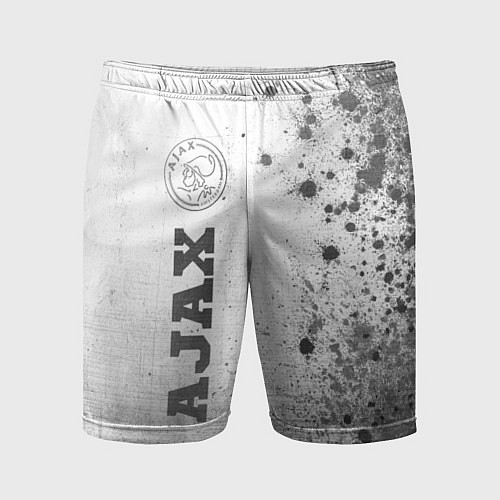 Мужские спортивные шорты Ajax - white gradient по-вертикали / 3D-принт – фото 1