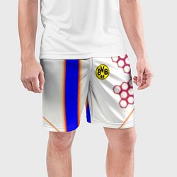 Шорты спортивные мужские Borussia geometry sport, цвет: 3D-принт — фото 2