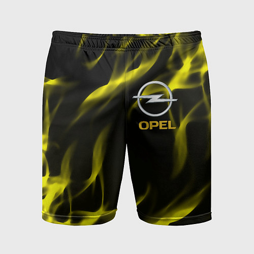 Мужские спортивные шорты Opel огненный стиль / 3D-принт – фото 1
