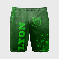 Мужские спортивные шорты Lyon - green gradient вертикально