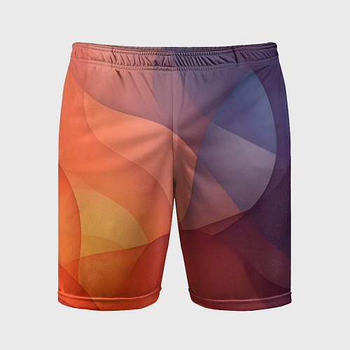 Мужские спортивные шорты Летящая вуаль / 3D-принт – фото 1