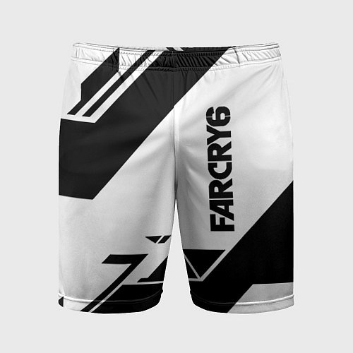 Мужские спортивные шорты Farcry6 геометрия полосы / 3D-принт – фото 1