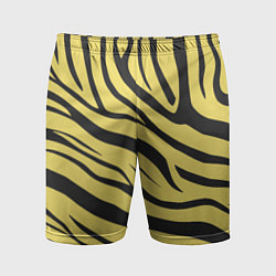 Мужские спортивные шорты Светлый тигровый паттерн