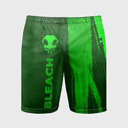 Мужские спортивные шорты Bleach - green gradient по-вертикали