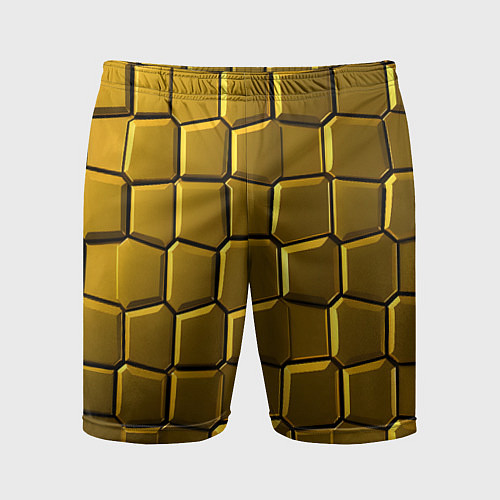 Мужские спортивные шорты Золотые слитки / 3D-принт – фото 1