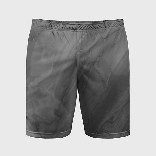 Мужские спортивные шорты Серая текстура каменная мрамор / 3D-принт – фото 1