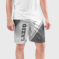 Шорты спортивные мужские Lazio - white gradient вертикально, цвет: 3D-принт — фото 2