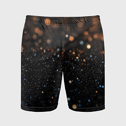Шорты спортивные мужские Черный текстурный фон, цвет: 3D-принт