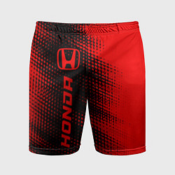 Мужские спортивные шорты Honda - red gradient по-вертикали