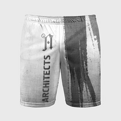 Шорты спортивные мужские Architects - white gradient по-вертикали, цвет: 3D-принт