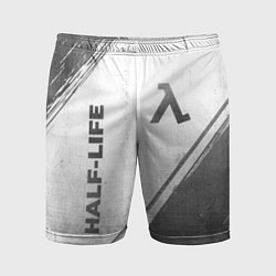 Шорты спортивные мужские Half-Life - white gradient вертикально, цвет: 3D-принт