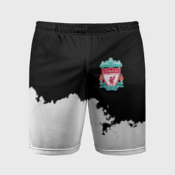Мужские спортивные шорты Liverpool черно белый