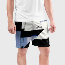 Шорты спортивные мужские CS GO контрудар, цвет: 3D-принт — фото 2