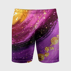 Мужские спортивные шорты Текстура с блеском