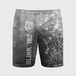Шорты спортивные мужские Blink 182 - grey gradient по-вертикали, цвет: 3D-принт