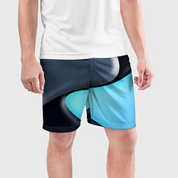 Шорты спортивные мужские Разноцветный, цвет: 3D-принт — фото 2
