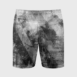 Мужские спортивные шорты Абстракция - atomic gray