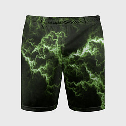 Мужские спортивные шорты Lightning green glow