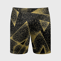 Мужские спортивные шорты Triangle yellow with dots