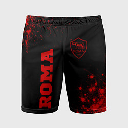 Мужские спортивные шорты Roma - red gradient вертикально