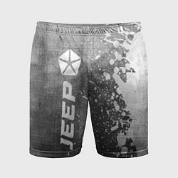 Мужские спортивные шорты Jeep - grey gradient по-вертикали