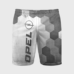 Мужские спортивные шорты Opel - white gradient по-вертикали