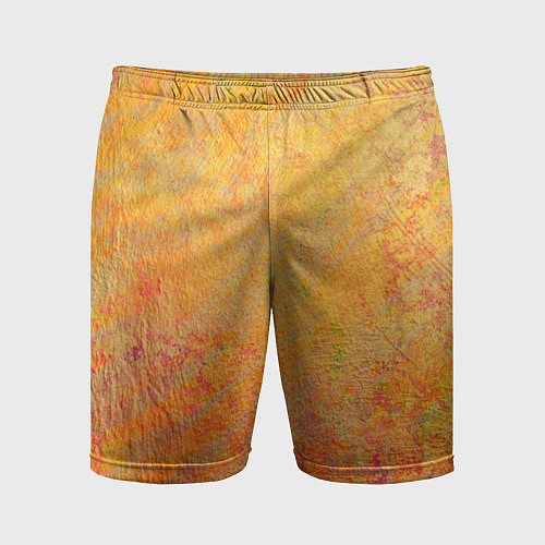 Мужские спортивные шорты Абстракция - desert sun / 3D-принт – фото 1