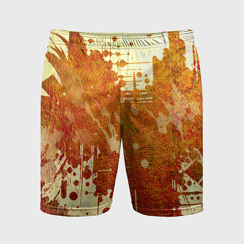 Мужские спортивные шорты Абстракция - sunspot / 3D-принт – фото 1