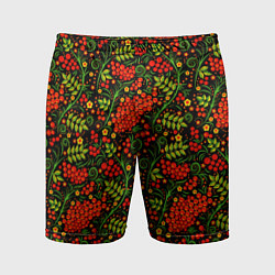 Шорты спортивные мужские Традиционная узорная роспись, цвет: 3D-принт