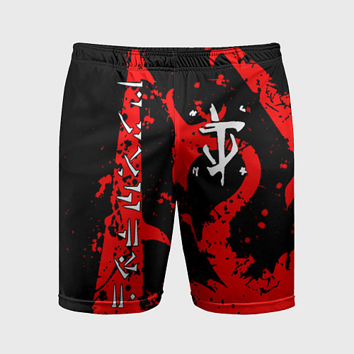 Мужские спортивные шорты Doom dark age dragon / 3D-принт – фото 1
