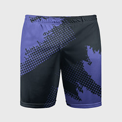 Мужские спортивные шорты Абстрактная текстура в синем