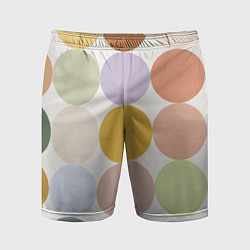 Мужские спортивные шорты Цветочный горошек