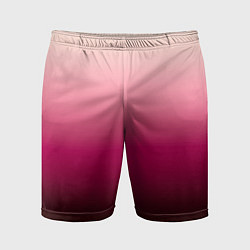 Мужские спортивные шорты Градиент transcendent pink омбре