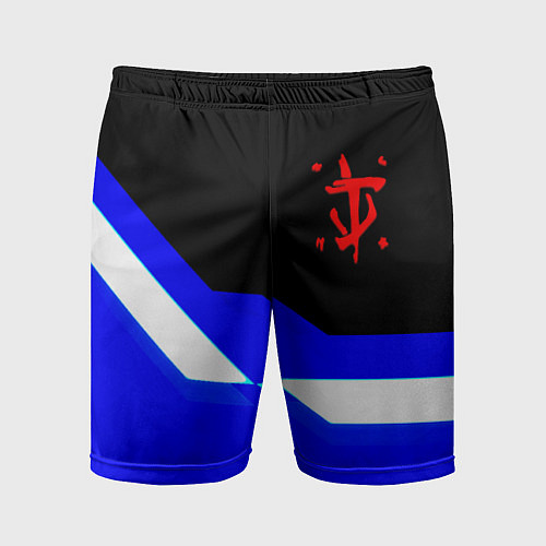 Мужские спортивные шорты Doom sport geometry / 3D-принт – фото 1