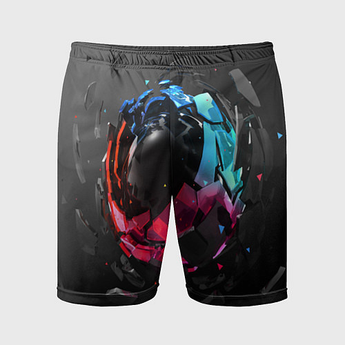 Мужские спортивные шорты Abstract graphics / 3D-принт – фото 1