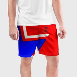 Шорты спортивные мужские Doom star geometry, цвет: 3D-принт — фото 2