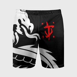 Мужские спортивные шорты Doom dragon steel