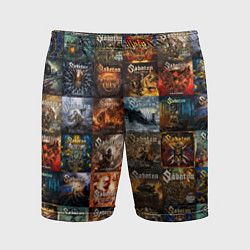 Мужские спортивные шорты Sabaton - обложки альбомов и песен