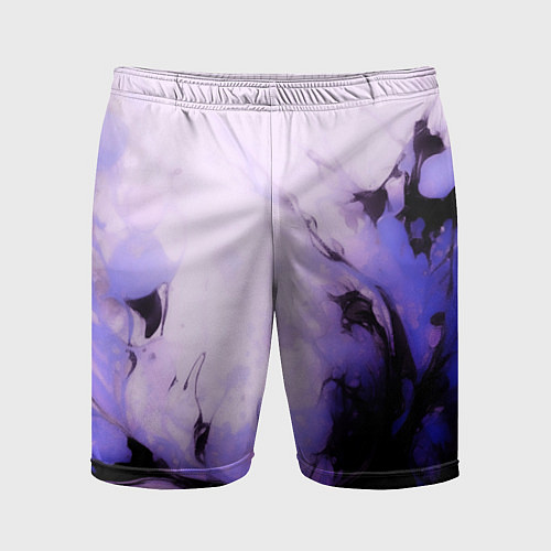 Мужские спортивные шорты Взрывной индиго светлый / 3D-принт – фото 1