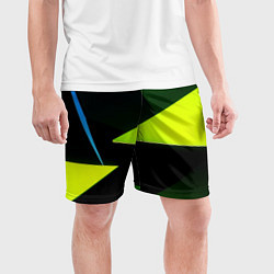 Шорты спортивные мужские Geometric shapes, цвет: 3D-принт — фото 2
