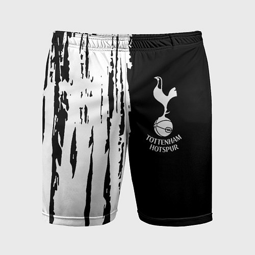 Мужские спортивные шорты Tottenham Hotspur белые краски / 3D-принт – фото 1