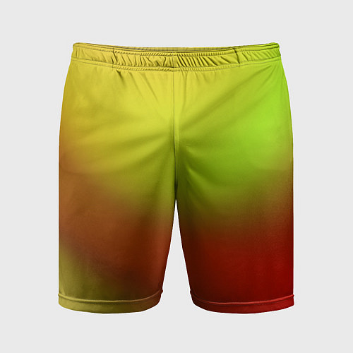 Мужские спортивные шорты Color multicolored gradient / 3D-принт – фото 1