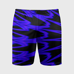 Шорты спортивные мужские Color neon blue, цвет: 3D-принт