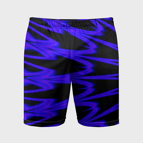 Мужские спортивные шорты Color neon blue / 3D-принт – фото 1