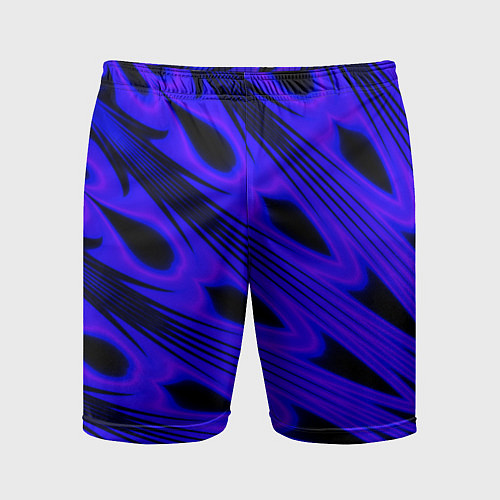 Мужские спортивные шорты Color neon blue / 3D-принт – фото 1