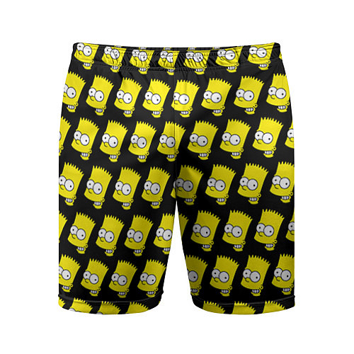Мужские спортивные шорты Барт Симпсон: узор / 3D-принт – фото 1